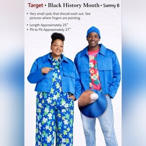 Sammy B x Target – Black History Month Cropped Trench Jacket – 3X – NWT